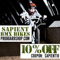 Get 10% Off All Sapient BMX Bikes