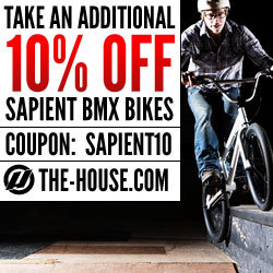 Get 10% Off all Sapient BMX Bikes