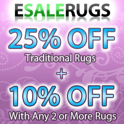 25% Off Traditional Rugs + 10% Off Any Two or More Rugs