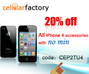 Get 20% off all iPhone 4 accessories