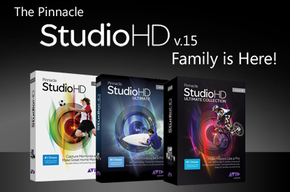 The Pinnacle Studio v15 Family is Here!