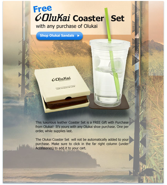 Free Olukai Coaster Set 