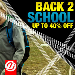 40% off during the Back to School promotion