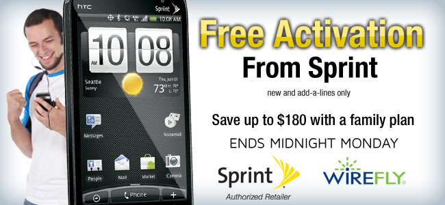 Save the $36 Activation fee during Sprint's FREE Activation