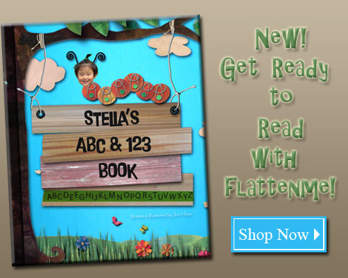 15% OFF on NEW flattenme personalized ABC book