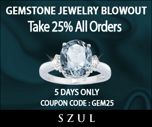 Gemstone Jewelry Blowout 25% Off ALL Orders
