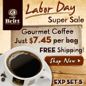 Cafe Britt Labor Day Super Sale 125x125