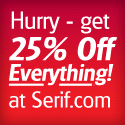 Get up to 25% off your order