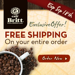Free Shippping On Gourmet Coffee