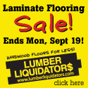 Laminate Flooring Sale Up to 30% Off