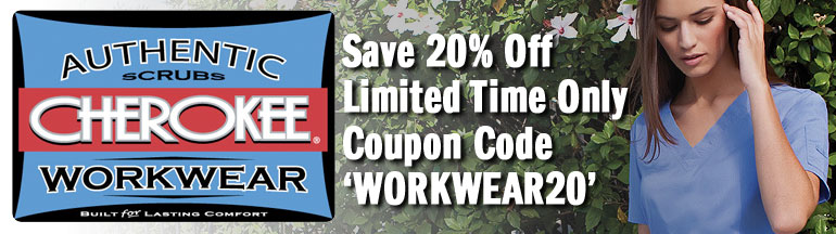 20% Off on authentic Cherokee Workwear Scrubs