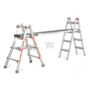 Get $20 off a plank when you buy a Little Giant ladder