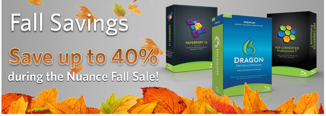 Save up to 40% in the Nuance Fall Sale