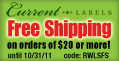 Free Shipping on orders of $20 or more