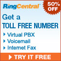 RingCentral Mobile 50% Off First Month