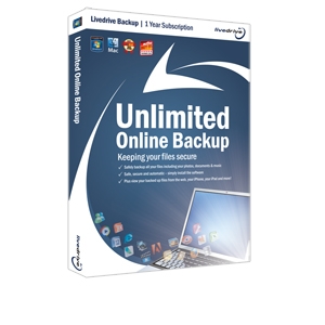 LiveDrive Backup 1 PC  1 Year Subscription $29.97