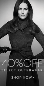40% Off Select Outerwear Pieces