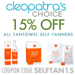 15% off All Tan Towel Self-Tanners