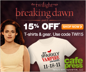 15% Off Twilight Breaking Dawn Products