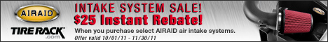 Save $25 on Select AIRAID Intake Systems