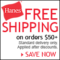 Get free shipping with $50+ orders