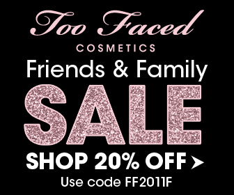 Friends and Family sale 20% off
