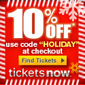 10% off discount on tickets