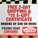 Free $15 e-gift certificate