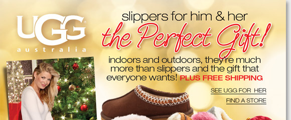 Give the gift that everyone wants! Slip into the luxurious comfort of sheepskin with UGG Australia’s luxurious slipper collection. Featuring a durable indoor/outdoor outsole, these slippers can casually be worn everywhere you go! This holiday season give the gift of comfort to everyone on your list and shop The Walking Company online and in stores now!