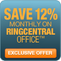 12% Off Monthly RingCentral Office