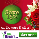 15% Off Christmas Flowers & Gifts