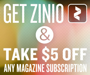 Take $5 off any magazine subscription