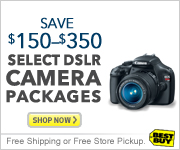 $150-$350 Off Select DSLR Camera Packages