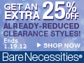 25% off the already-reduced clearance styles
