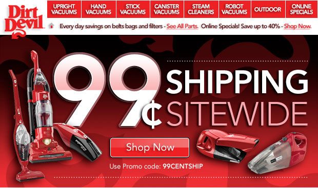 99 Cent Shipping Sitewide
