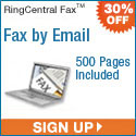 RingCentral Fax - 30% Off First 3 Months any plan