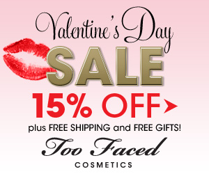 15% OFF Makeup + 2 Free Gifts + Free Shipping