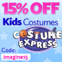 Save 15% on all Kid's Costumes