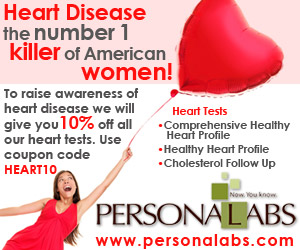 10% off all Heart Tests