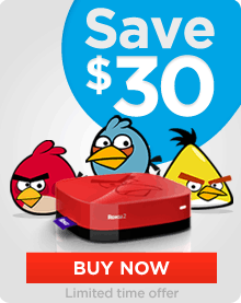 Save $30 on Roku 2 XS Angry Birds Edition