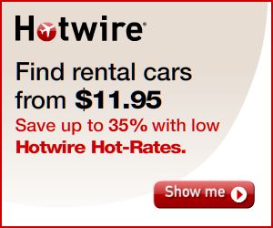 $11.95 per day rental cars with low Hotwire Hot-Rates