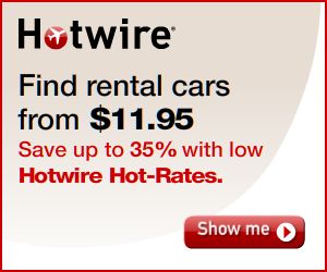 $11.95 per day rental cars with low Hotwire Hot-Rates