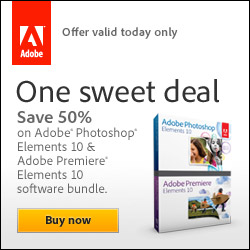 Save 50% off the full version of Adobe Photoshop Elements & Premiere Elements Bundle