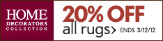 Save 20% on All Rugs