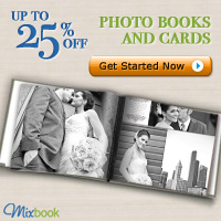 Save up to 25% off Photo Books and Cards