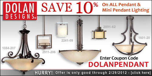 Save 10% on ALL Dolan Designs Pendants and Mini Pendants