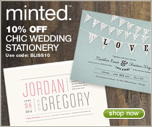 10% off all Minted Wedding Products