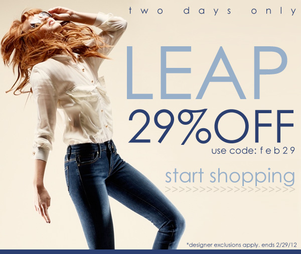 29% Off Today & Tomorrow