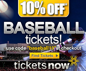 10% Off Baseball Tickets