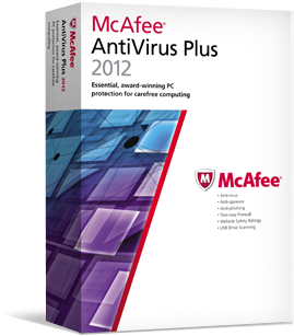 50% OFF! McAfee AntiVirus Plus 2012